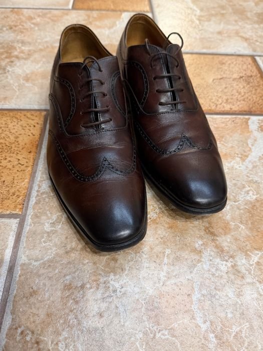 Herren Pollini Absätze Braun Leder 43