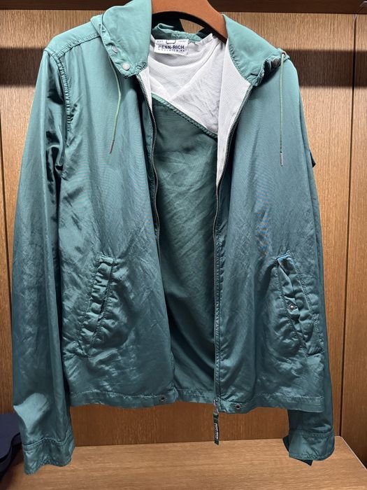 Men Woolrich Windbreaker Green 42