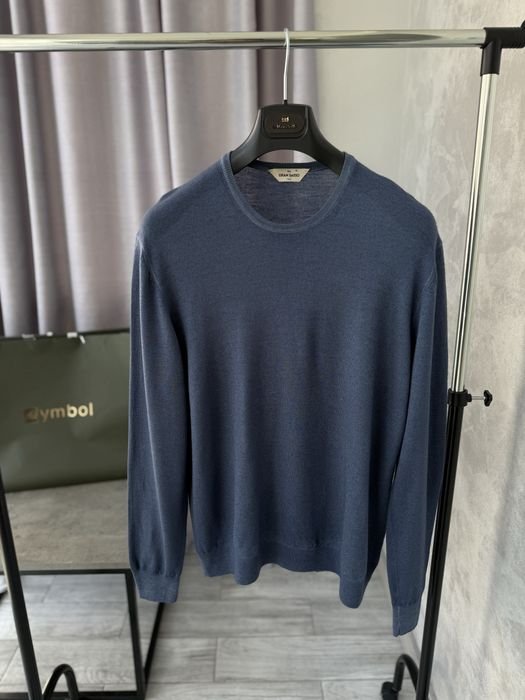 Мужской Gran Sasso Свитер Синий 54