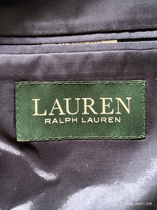 Damen Ralph Lauren Sakko Marineblau Wolle 40