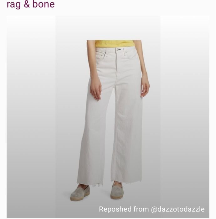 Женские Rag & Bone Джинсы Белые 26