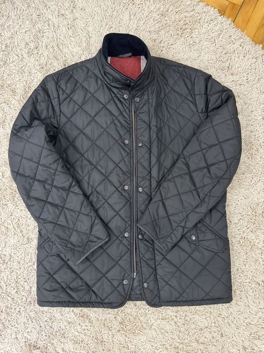 Homme Barbour Veste Bleu Marine