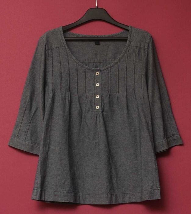 Женская Boden Блуза Серая Хлопок M