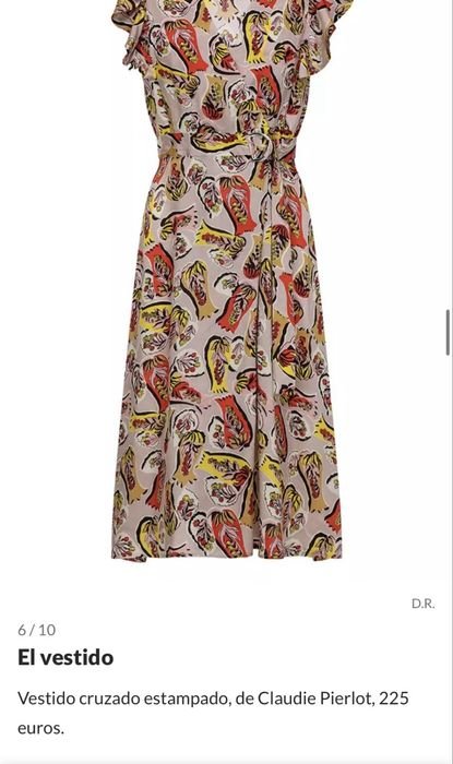 Damen Claudie Pierlot Kleid Mehrfarbig