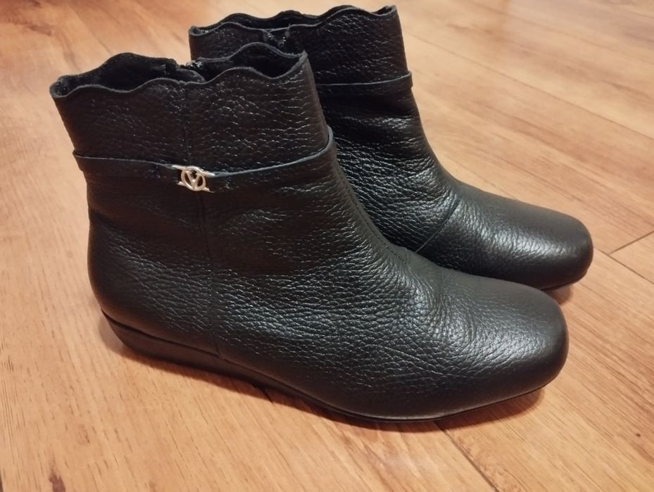 Donna Vitaform Stivaletti Neri Pelle 38