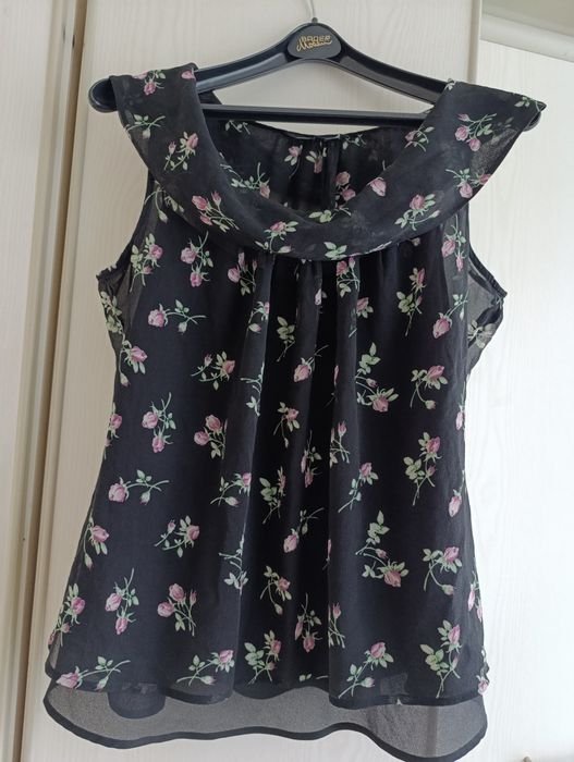 Damen Laura Ashley Bluse Bunt Chiffon 44