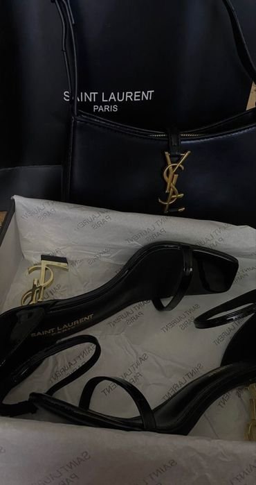 Femme Saint Laurent Talons Noirs 37