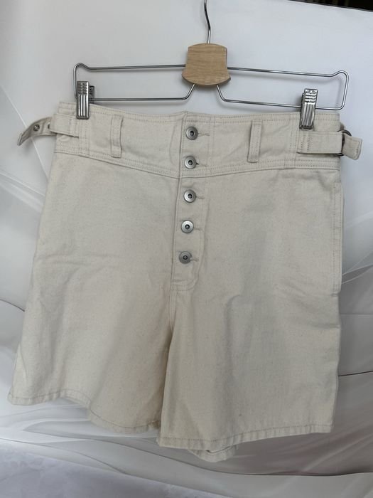 Женские Jil Sander Шорты Бежевые 40