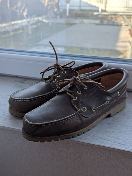 Men Timberland Boots Brown Leather 48