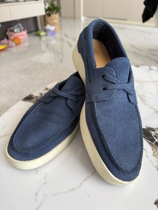 Мужские Sperry Лоферы Синий Замша 43