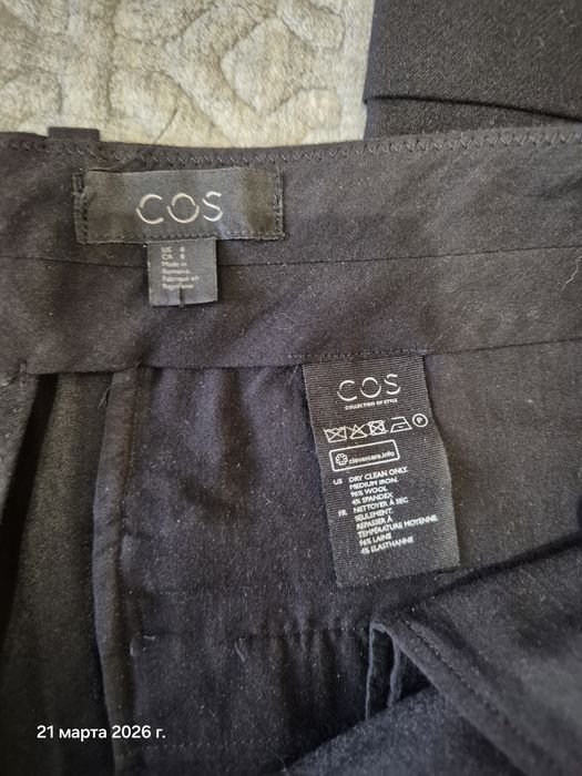 Женские COS Брюки Чёрные 38