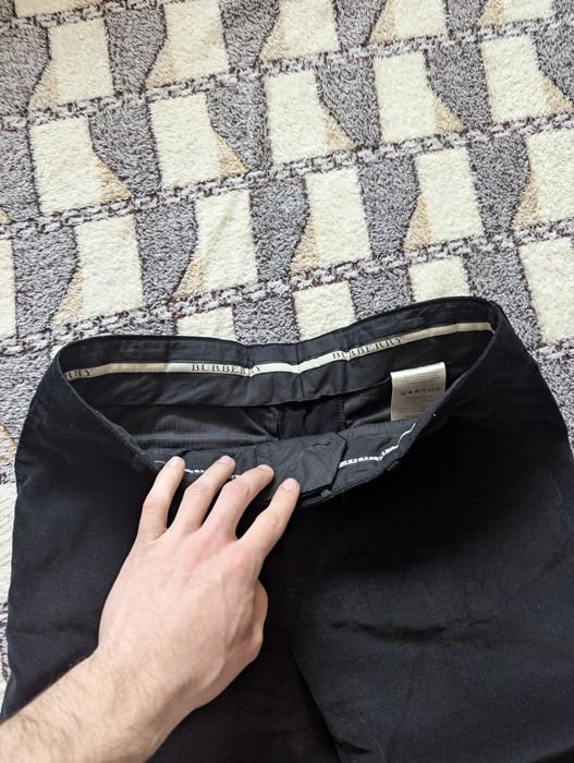 Homme Burberry Pantalon Noir