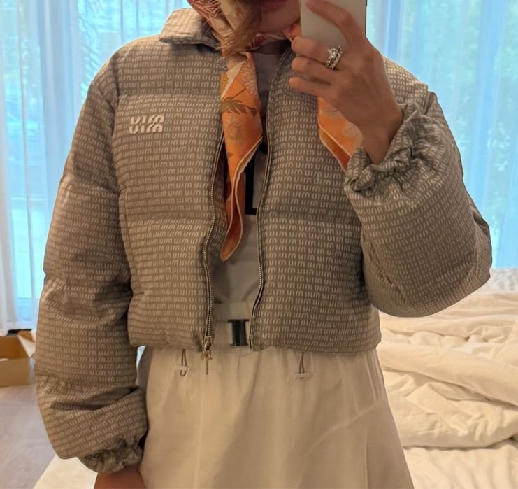 Женская MiuMiu Куртка Серый 36