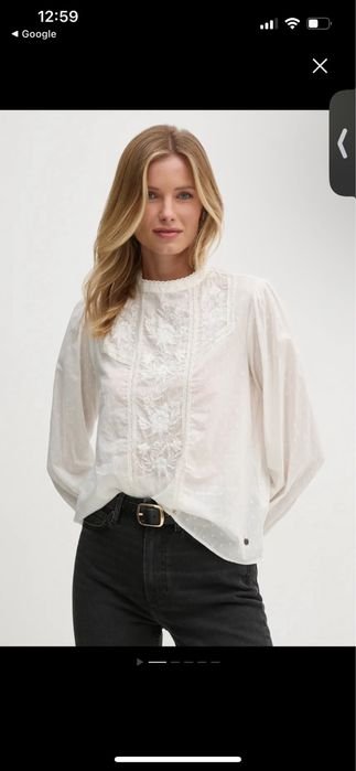 Женская Pepe Jeans Блуза Белая 38