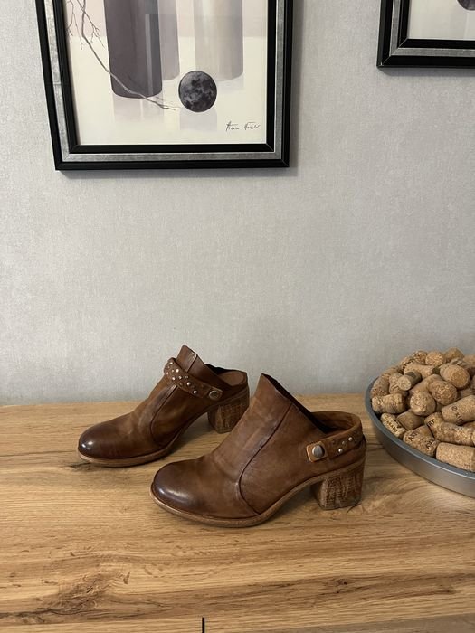 Женские A.S.98 Сабо Коричневый Кожа 39