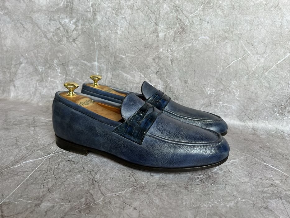 Men Bontoni Shoes Crocodile Leather 44