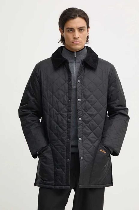 Homme Barbour Veste Noire