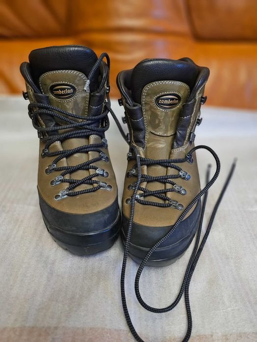 Men Zamberlan Boots Brown Leather 41