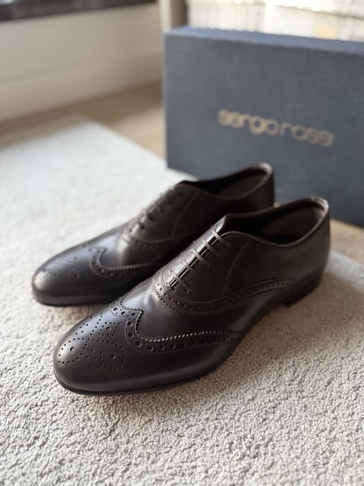 Мужские Sergio Rossi Туфли Коричневый 42