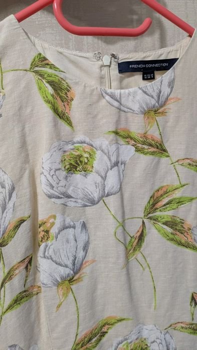 Женское Платье Бежевый Лен 36