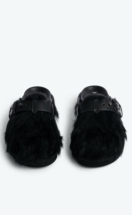 Женские Zadig & Voltaire Мюли Чёрные Кожа 37