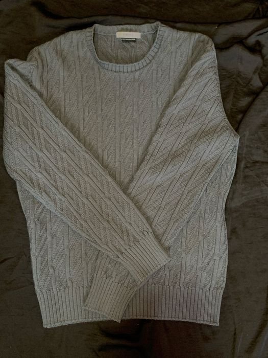 Herren Versace Pullover Grau 40