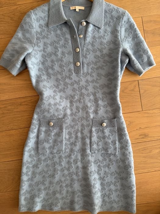 Damen Maje Kleid Marineblau 36