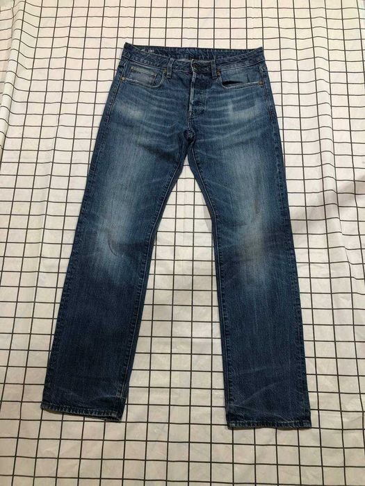 Herren G-Star RAW Jeans Marineblau Denim 30