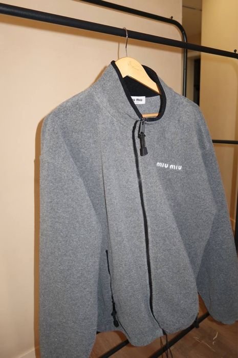 Donna Miu Miu Fleece Grigio Fleece S