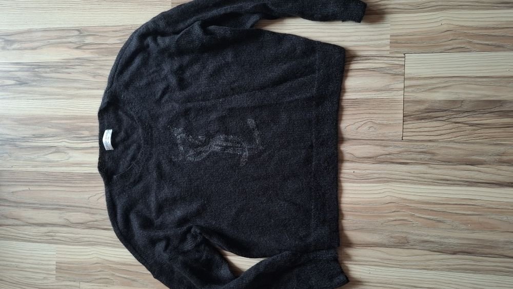 Femme Yes Saint Laurent Pull Noir 40