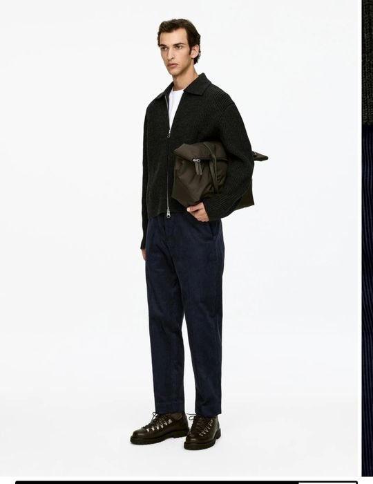 Homme ARKET Pantalons Bleu Marine Coton 34
