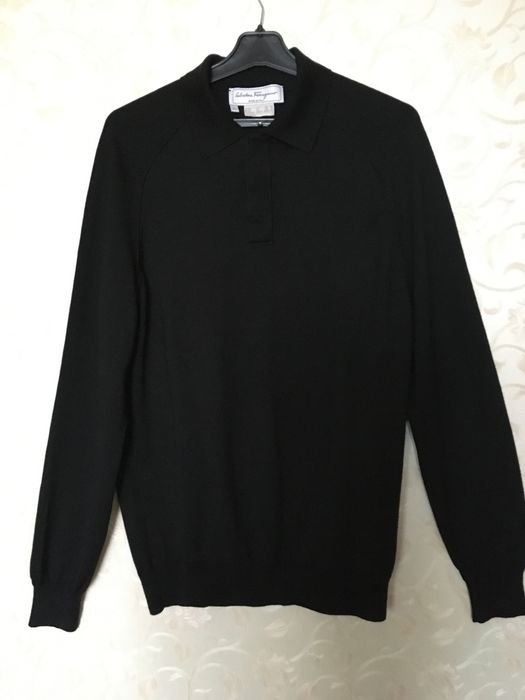 Homme Salvatore Ferragamo Pull Noir XL