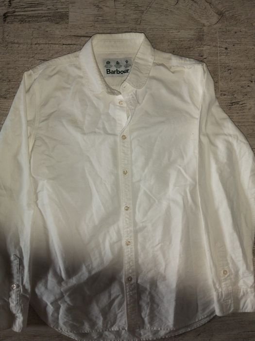 Homme Barbour Chemise Blanche