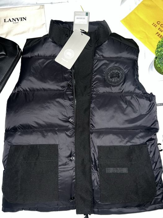 Мужской Canada Goose Жилет Чёрный 40