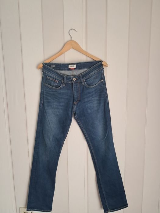 Uomo Tommy Hilfiger Jeans Blu Navy Denim 34