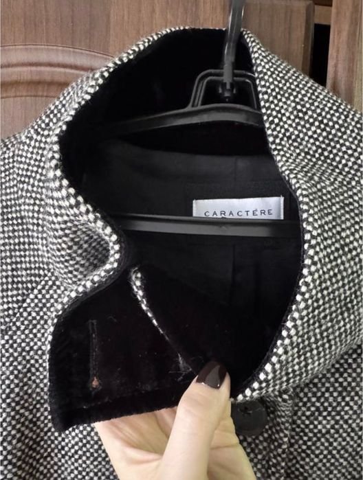 Женское Пальто Чёрное 38