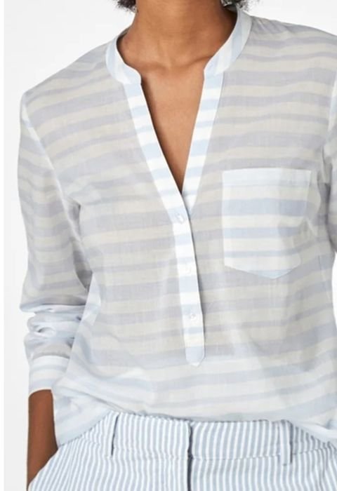 Женская HALLHUBER Блуза Тёмно-синий Хлопок 38