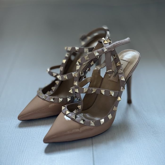 Женские Valentino Туфли Бежевый 36