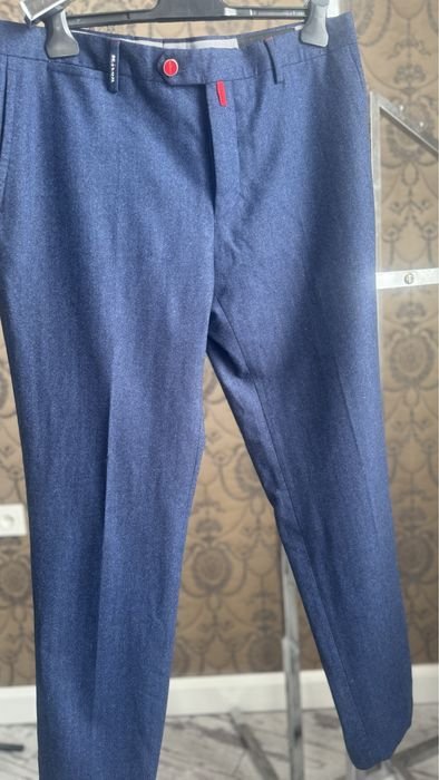 Herren Kiton Hose Wolle 54