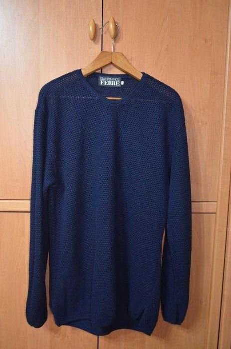Men Gianfranco Ferre Sweater Navy One size