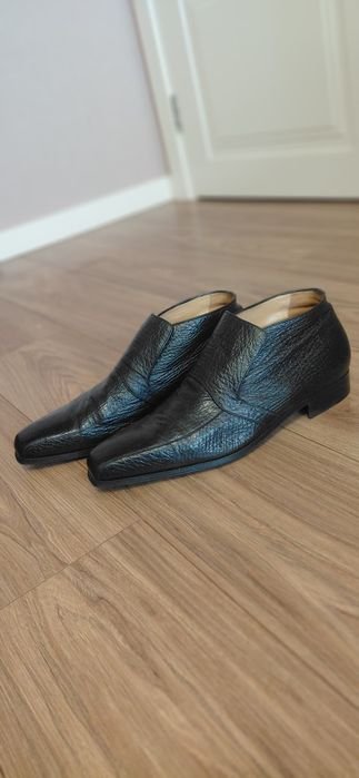 Полуботинки мужские ARTIOLI  экзотическая кожа рептилии 30 см