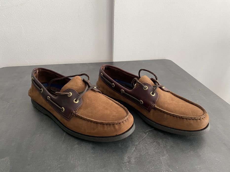 Мужские Sperry Мокасины Коричневый Нубук 44