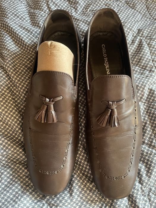 Homme Carlo Pazolini Talons Marron Cuir 43