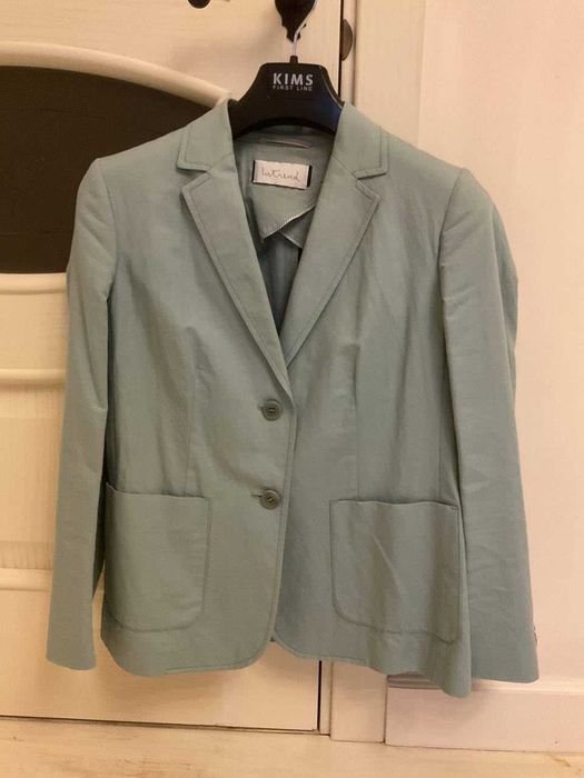 Women Weekend Max Mara Suit Green Cotton 44
