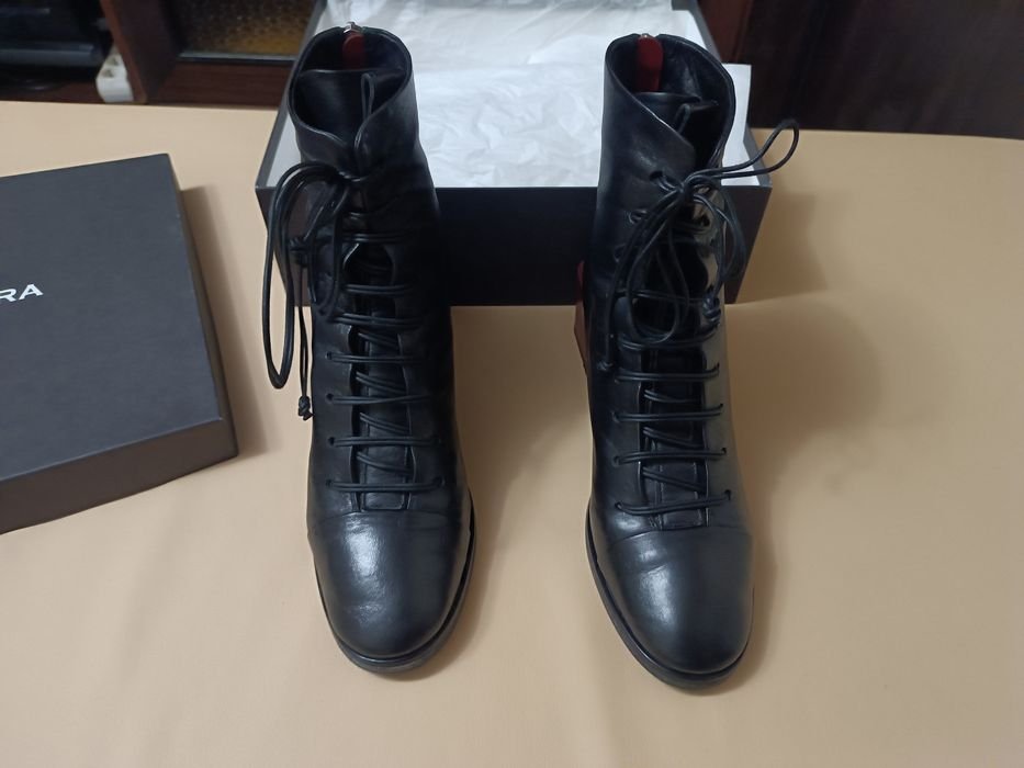 Donna Halmanera Stivali Neri Pelle 39