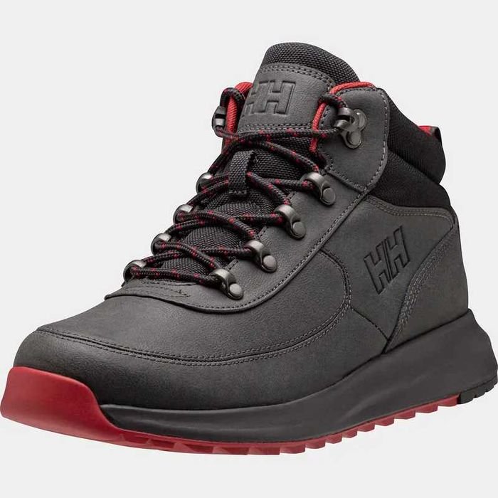 Мужские Helly Hansen Черевики Чёрные Кожа 43