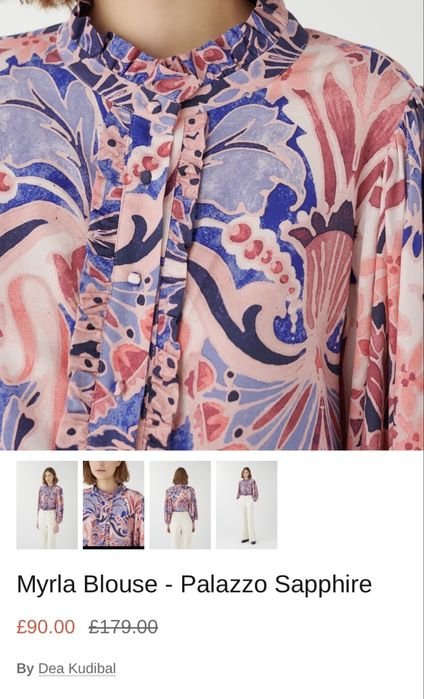 Women Dea Kudibal Shirt Mulberry Silk XL