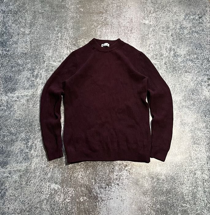 Мужской Loro Piana Светр Бордовый 38