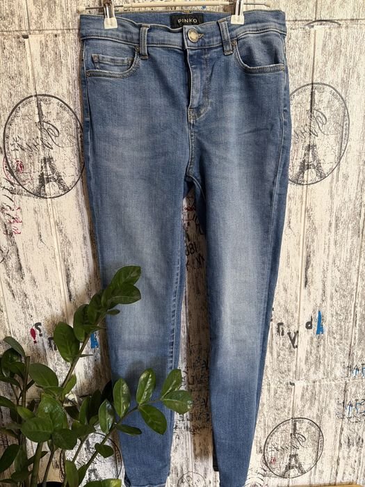Женские Pinko Джинсы Тёмно-синие XS-S
