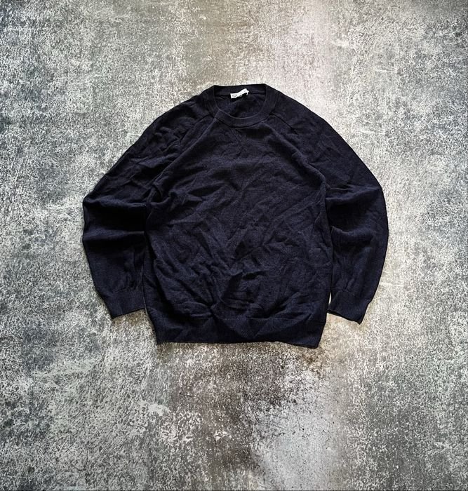 Мужской Loro Piana Светр Чёрный 38